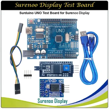 Surenoo Karakteres LCD Modul OLED VFD Párhuzamos IIC I2C STC89C52 ATMega328P Surduino UNO Nano Mini Teszt Fórumon