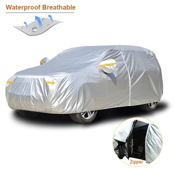 Kayme vízálló magában foglalja az autó külső napvédő fedezni autó reflektor por, eső, hó védő suv sedan hatchback teljes s