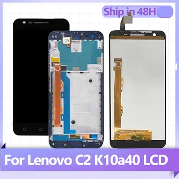 A Lenovo C2 K10a40 / Lenovo Vibe C2 LCD Kijelző érintőképernyő Digitalizáló Szerelvény Csere 5.0