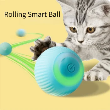 Okos Macska Játékok az Automatikus Rolling Ball Elektromos Macska Játékok Interaktív Macska Képzés Önálló mozgó Cica Játékok Beltéri Játék
