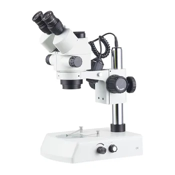 SZM7045NT-B2L 7x-45x Parfocal LED Trinocular 48Mp 4K Kamera Videó Sztereó Zoom Mikroszkóp
