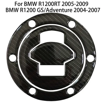 Frissítés 3D Szén-Rost BMW R1200RT 2005-2009 BMW R1200GS/Kaland 2004-2007 Motorkerékpár Gáz Kap tartályfedél Pad Matrica