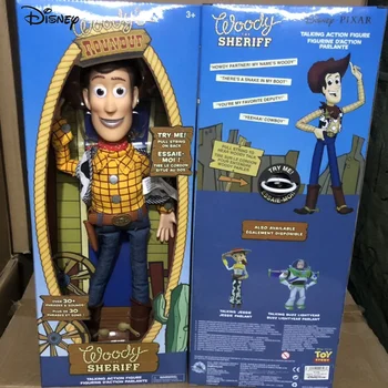 Disney Toy Story 4 Beszélek Woody Buzz Jessie Rex Akciófigurák Rajzfilm Figura Gyűjtemény Modell Játék Aranyos Cosplay Gyerekek Ajándék