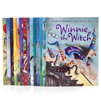 Gyermek Könyvek Olvasása 18 Könyvek, angol Kép Könyvek Winnie, a Boszorkány angol Storybooks Korai Oktatás 3-6 éves