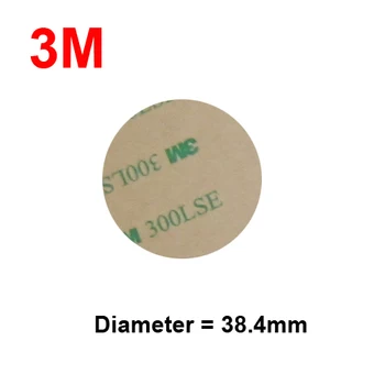 Átmérő 38.4 mm Kör 3M 300LSE 9495LE kétoldalas ragasztószalag Kerek, Világos, 0.17 mm vastag, 50pcs/sok