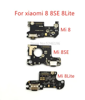1db A xiaomi 8 8SE 8 SE 8 Lite 8Lite USB-Port Csatlakozó Dock Töltés Testület Flex Kábel Cserélje ki az alkatrészeket