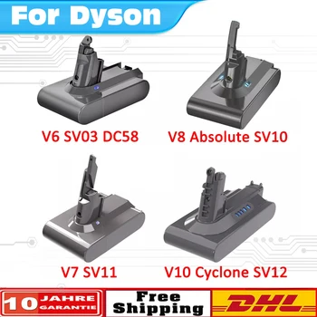 21.6 V Aksija a Dyson V6 V7 V8-as V10-es Sorozat SV12 DC62 DC58 SV11 SV10 SV12 SV11 sv10 Kézi Porszívó Tartalék akkumulátort