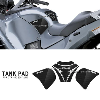 A Kawasaki GTR1400 GTR 1400 2007-2015-re 2014 Motorkerékpár Tartozékok Üzemanyag Tank Pad, Csúszásmentes Oldalán, Térd Tartás Matrica Pad