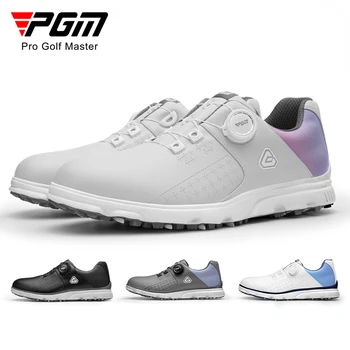PGM Férfi Golf Cipő Gomb Cipőfűző Anti-oldalán Csúsztassuk Vízálló Férfi Sport Cipő, Cipők XZ232