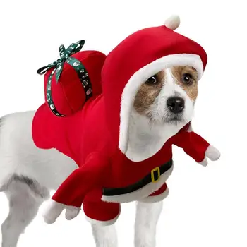 Karácsonyi Pet Mikulás Ruha Karácsonyi Mikulás Ruházati Cosplay Ruha Ajándék Party Jelmez Kiskutya Cosplay Ruházati Számára