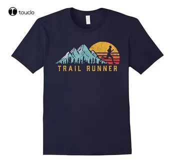 Új Nyári Alkalmi Póló Trail Runner - Retro Stílusú Vintage Runnings T-Shirt Egyéni Aldult Tini Unisex Divat Vicces Új