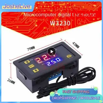 1/2DB 12V 24V AC110-220V Szonda vonal 20A Digitális Hőmérséklet-szabályozás LED Kijelző Termosztát fűtési/Hűtési Ellenőrzési Eszköz