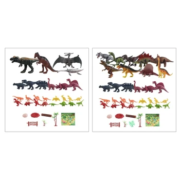4XBD Dinoszaurusz Számok Reális Dinoszaurusz Ajándék, Oktatási Játék, Tevékenység, Játék Mat K