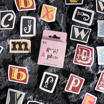 12packs/SOK Retro levelet sorozat friss kreatív dekoráció DIY öntapadó matricák
