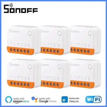 SONOFF MINIR4 a Wi-Fi Smart Kapcsoló 10A MINI Extrém Intelligens Otthon Relé Modul Távoli Hang Vezérlés Alice Google Asszisztens Alexa