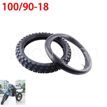 18 inch 100/90-18 külső-belső gumik használt dirt bike gumik off-road motorkerékpár gumiabroncsok YUANXING