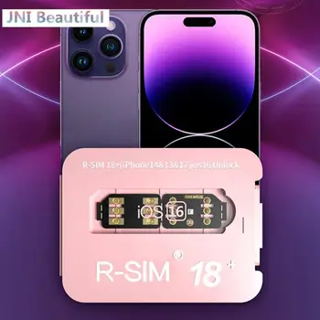 Az R-SIM18+ Dual-CPU chip Automatikus Feloldása Kártya Sim-Kártya, Matrica Iphone 14~6 Sorozat 5G Verzió IOS16 RSIM